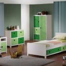 set kamar anak laki-laki hijau