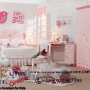 set kamar anak pink