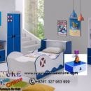 set kamar anak warna biru